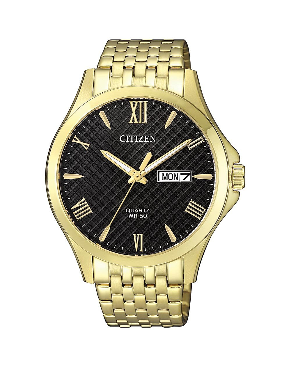 Citizen Gents Quartz Gold Tone Watch - BF2022-55H