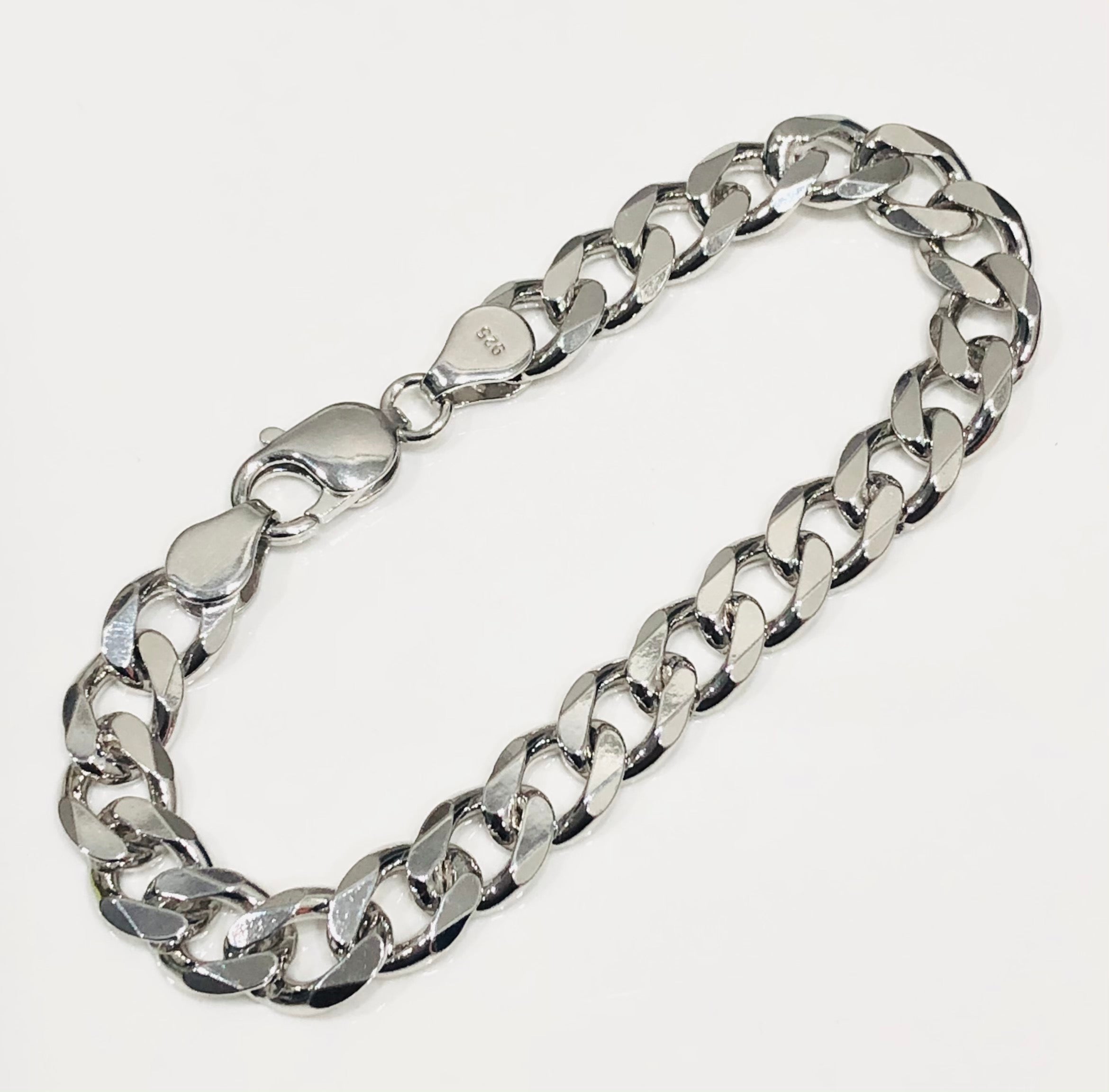 Sterling Silver CD250 Curb Link Bracelet