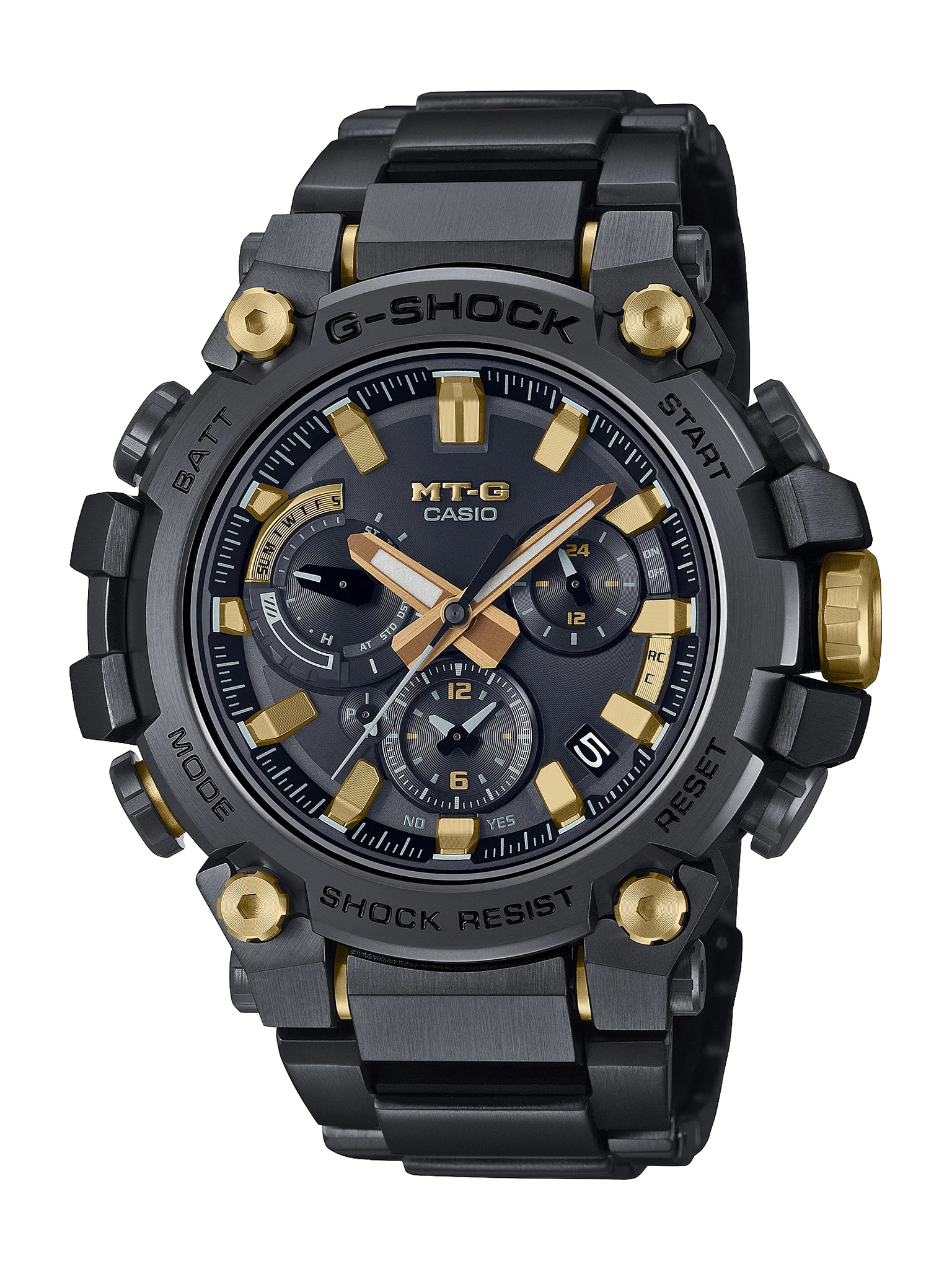 Casio G Shock Black and Gold MTGB3000BDE 1A Solar Powered 200m Waterproof Watch Stonex Jewellers