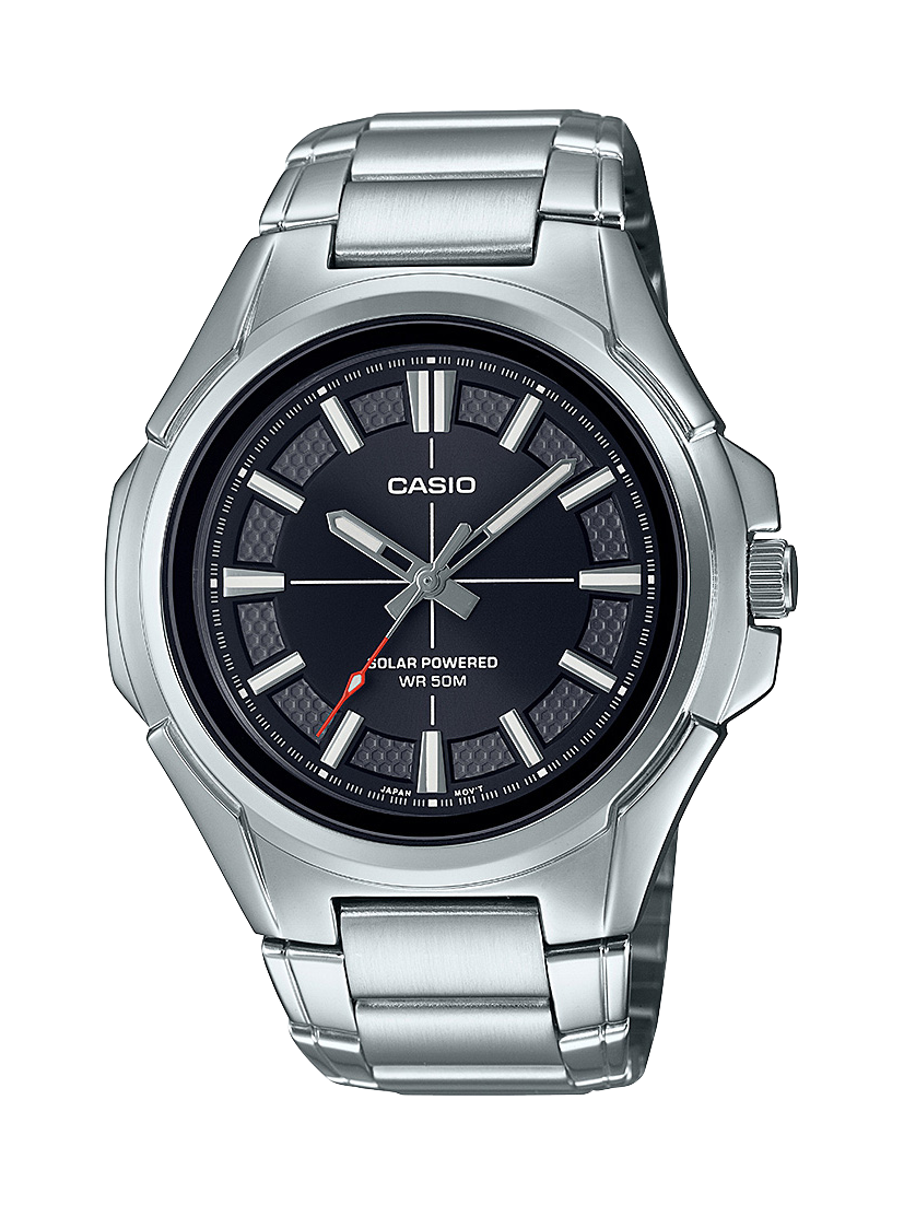 Casio Mens Analog Solar-Powered Watch - MTPRS100D-1A