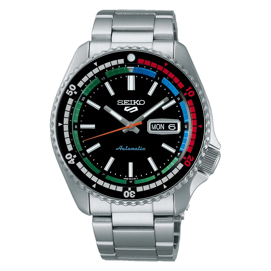 Seiko 5 Sports 'New Regatta Timer' Retro Colour Collection Automatic Mens Watch - SRPK13K