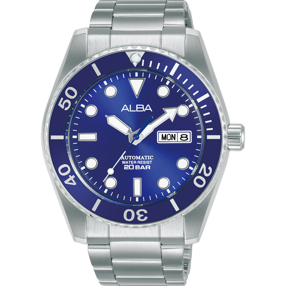 Alba Automatic Men's Blue Dial Stainless Watch - AL4359X