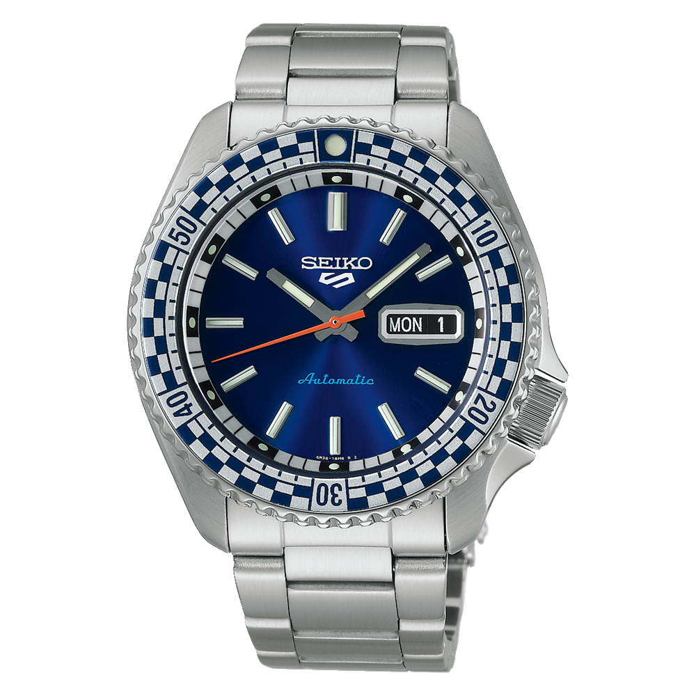 Seiko 5 "Special Edition" Sports Automatic 100M WR Blue Dial Watch - SRPK65K