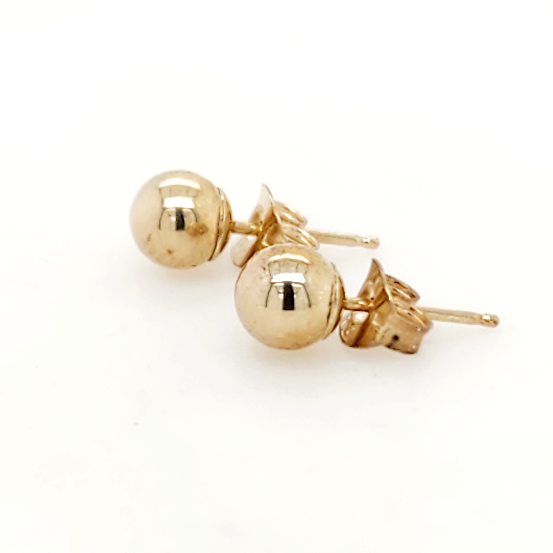 5mm Ball Stud Earrings in 9ct Yellow Gold