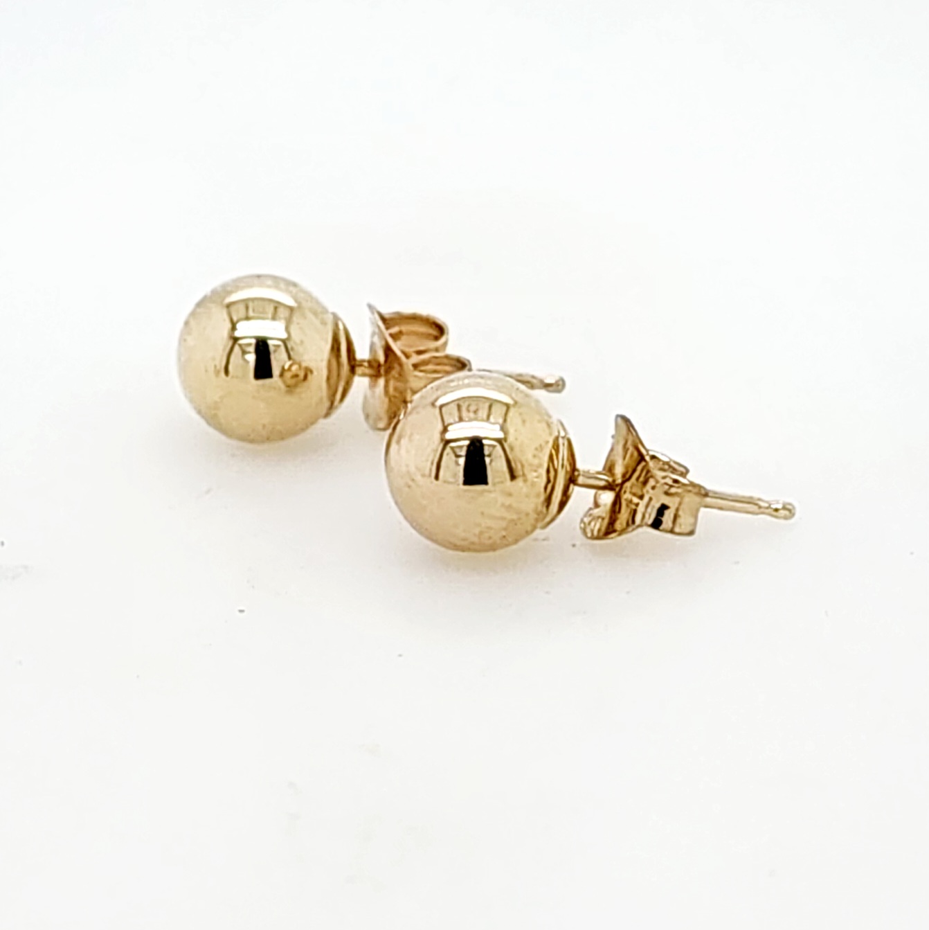 6mm Ball Stud Earrings in 9ct Yellow Gold