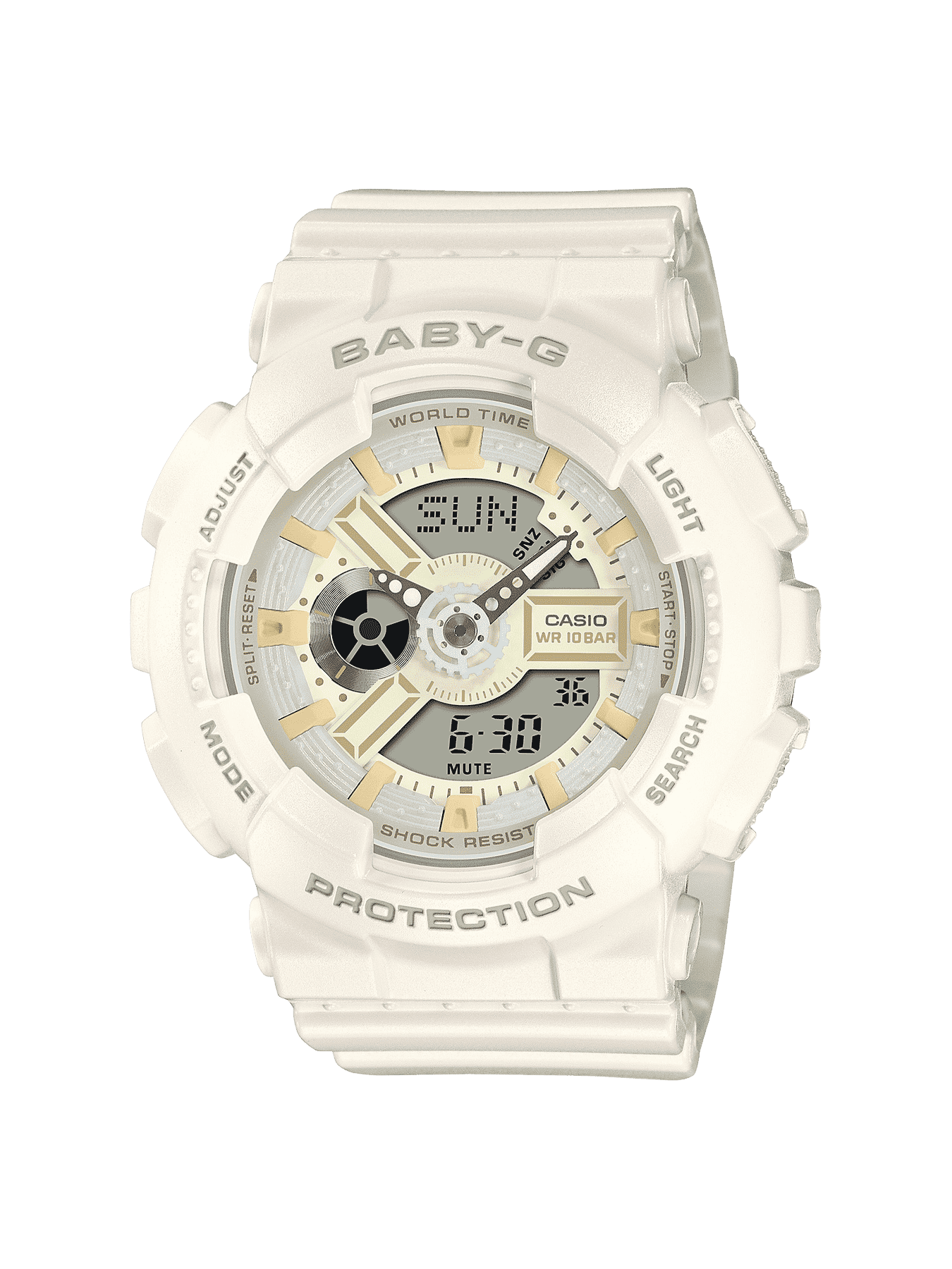 Casio Baby-G Chocolate Collection 100M WR Duel Time - BA110XSW-7A