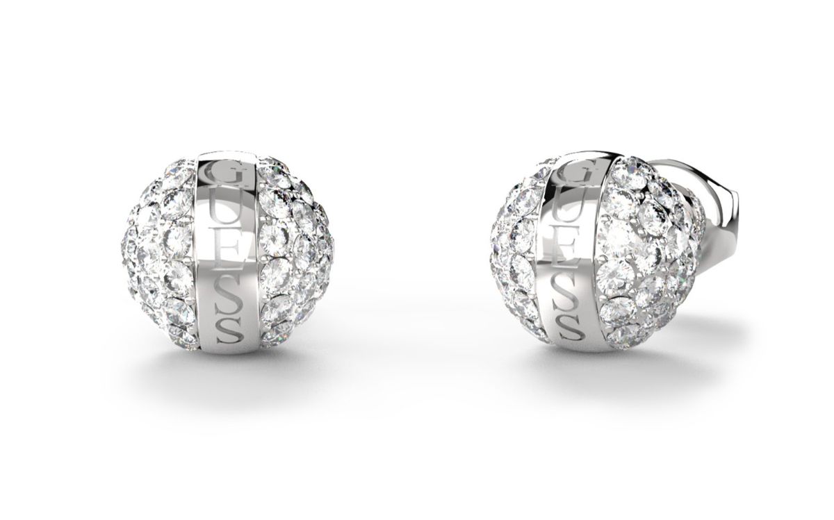 Guess 7mm CALYPSO Crystals Bead Studs - JUBE04459JWRHT/U