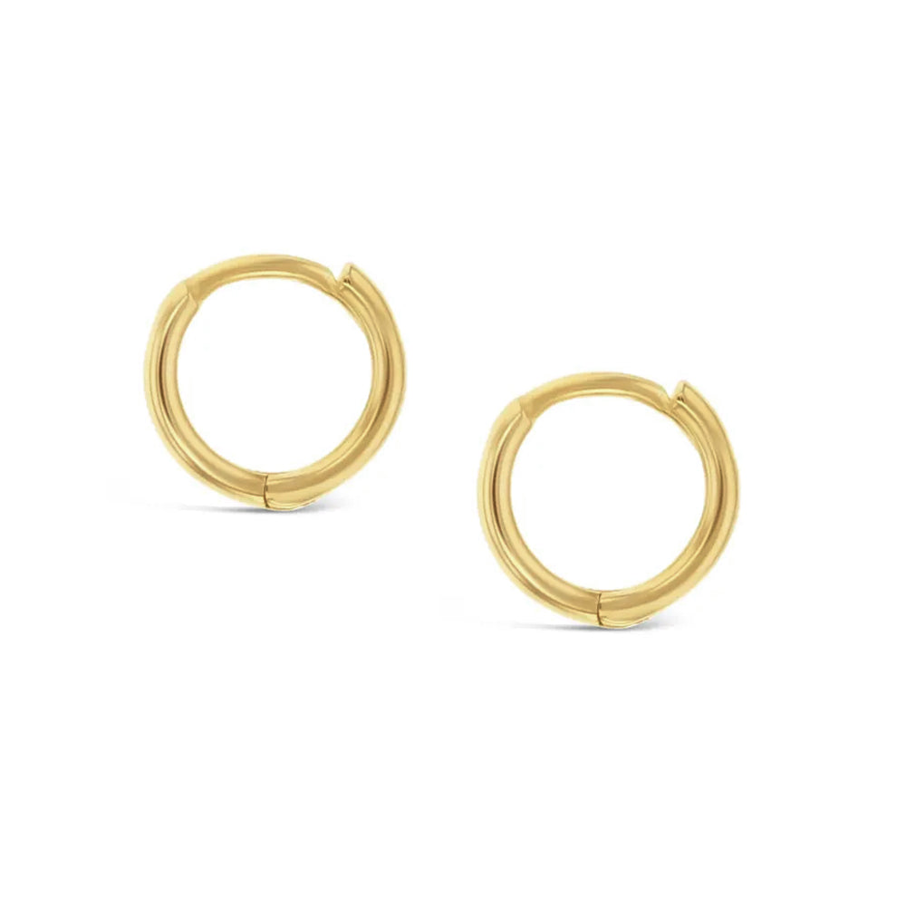 9ct Yellow Gold 6mm Mini Huggie Earrings